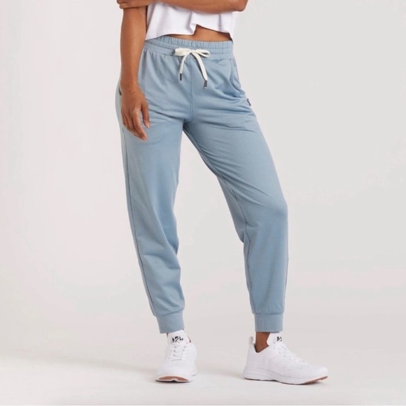 Feat Roam Joggers Sweatpants Drawstring Waist Aqua Blue Size XS Athleisure - Picture 1 of 12